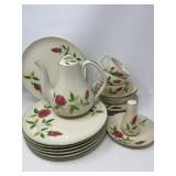 Maruta June Rose Japan Handpainted China Set