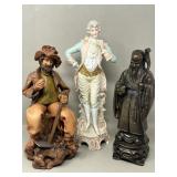 As Found Tall Figurines Statues German Porcelain,