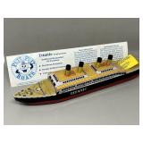 Titanic PuttPutt Boat Tin Toy Steam Propulsion