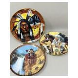 Herman Adams Native American Collector Plates