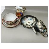 Japanese Dragonware Porcelain Teacup Saucer,