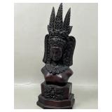 Balinese Goddess Bust Figurine Statue Vintage