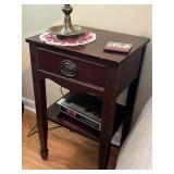 1940s Mahogany Side Table Nightstand