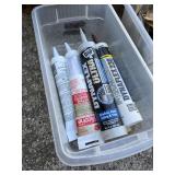 Caulk Sealant White Brown Grey