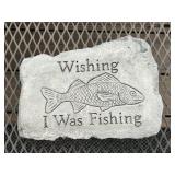 Concrete Patio Decor Stone 'Wishing I was