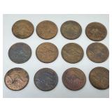 1943 & 1944 Australia Penny Coins