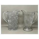Good for Florals Pair of As-Found EAPG Glass Mini