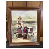 Clean Pups 4 Sale Vintage Framed Print Wall Art