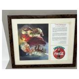 1998 Framed Reproduction Coca Cola Advertising