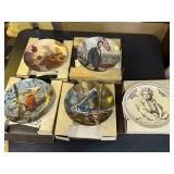 Vintage Collector Plates Franklin Danbury Mint