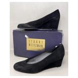 Sz 7.5 Ladies Stuart Weitzman Suede Wedge Heels