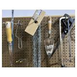 Handtools, Hand Saws, Chain, Trowel, Broom, etc