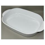 Corning White Ware Vintage Oval 13x9 Lasagna