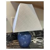 Blue Ceramic Table Lamp