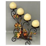 Globe Candle Metal Candlabrum
