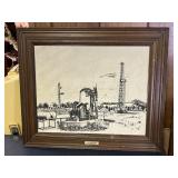 Vintage Art Pump Jack & Riggs Floyd B Stubbs