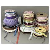 Collection of Crafting Ribbon Vintage Satin