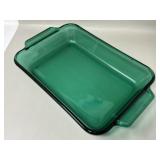 Anchor Hocking Emerald Green Glass Baking Dish