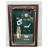 Golf Motif Shadowbox Wall Art