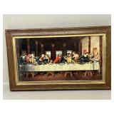 Vintage 3D Relief Leonardo da Vinci The Last