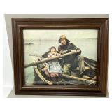 Framed Print 'The Helping Hand' Emile Renouf Art