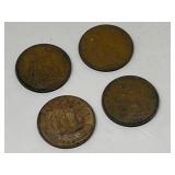 1930/40s British Half Penny Coins Coin Collection