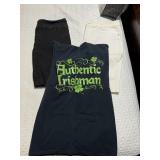 Ladies Sz 14-16 Denim Shorts St Paddys Shirt