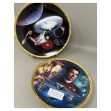 Star Trek Enterprise Collector Plates Plate Pair