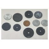 WW2 Era Belgian Francs Centimes Coins Coin