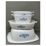 Vintage Corning Ware Corningware Blue Cornflower