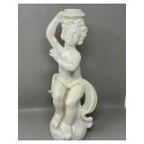 Opalescent Glaze Vintage Ceramic Cherub