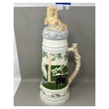 Oversized Lidded King of the Jungle Beer Stein