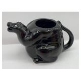 Camel Mouth Spout Creamer Jug Pitcher glaze chip