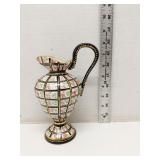 H. Bequet Quaregnon Belgium Floral Vase