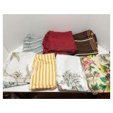 Group of vintage curtains/drapes