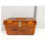 Sewing notion box and contents