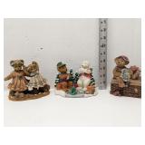 Lot of 3 Bear figures