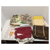 Group of vintage curtains/drapes