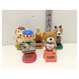 Lot of 5 solar powered dancing toys