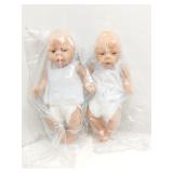 Lot of 2 18' plastic baby dolls