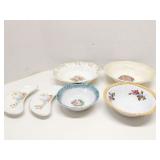 Group of vintage decorative bowls