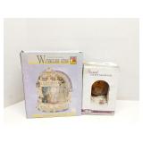 2 Waterglobes in original boxes