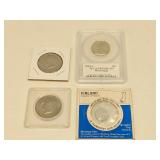 Group of 4 vintage coins