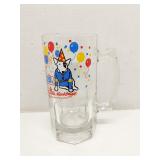 Spuds Mackenzie 1987 Bud Light Glass Beer MUG
