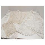 Group of vintage doilies