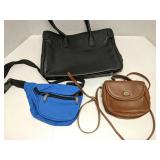 Lot of 3 women's purses/handbags
