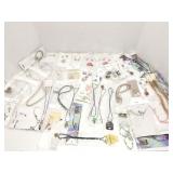 Group of fashion jewelry - about 50 pieces