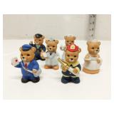 Set of 6 HomCo Bear figures #8805