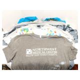 Group of t-shirts, mostly size XL