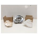 Small Geode & 2 crystals